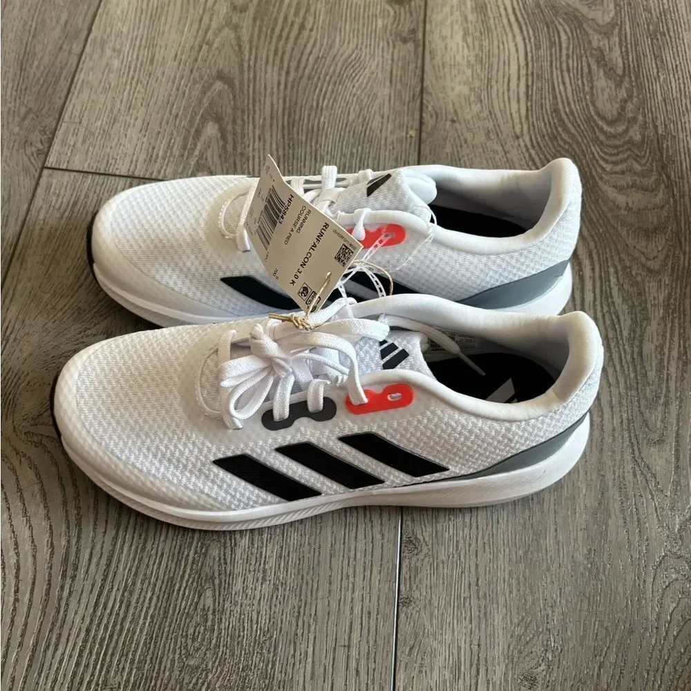 Adidas White and Black Running Shoes - Picture 3 of 7